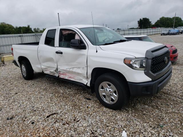 5TFRM5F12KX142708 - 2019 TOYOTA TUNDRA DOUBLE CAB SR/SR5 WHITE photo 4