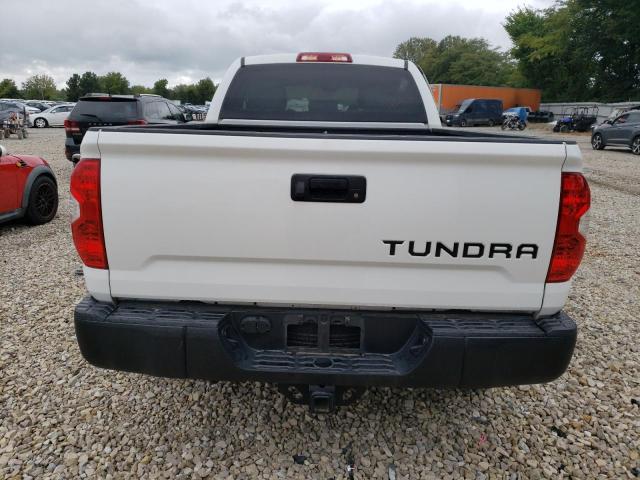 5TFRM5F12KX142708 - 2019 TOYOTA TUNDRA DOUBLE CAB SR/SR5 WHITE photo 6