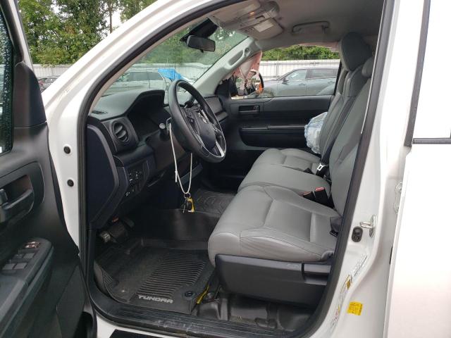 5TFRM5F12KX142708 - 2019 TOYOTA TUNDRA DOUBLE CAB SR/SR5 WHITE photo 7