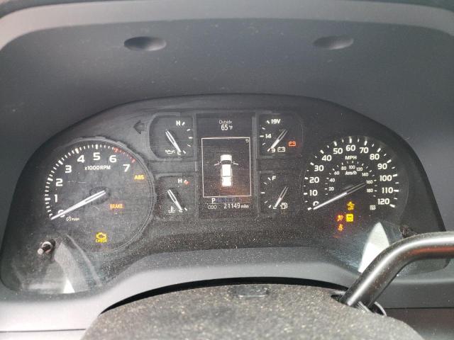 5TFRM5F12KX142708 - 2019 TOYOTA TUNDRA DOUBLE CAB SR/SR5 WHITE photo 9