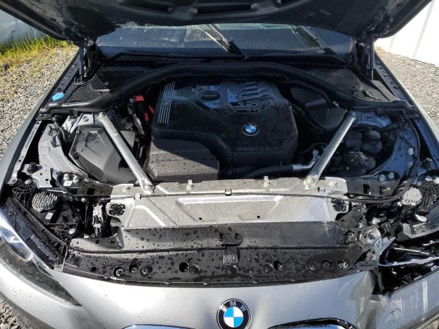 WBA43AT01RCR78056 - 2024 BMW 430XI GRAY photo 11