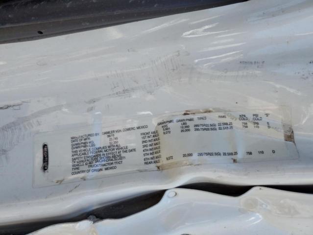 3AKJHHDR4LSLL6271 - 2020 FREIGHTLINER CASCADIA 1 白色 照片 10