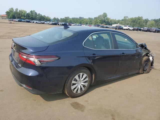 4T1C31AK4NU575319 - 2022 TOYOTA CAMRY LE BLUE photo 3