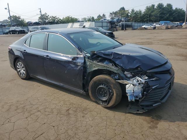 4T1C31AK4NU575319 - 2022 TOYOTA CAMRY LE BLUE photo 4
