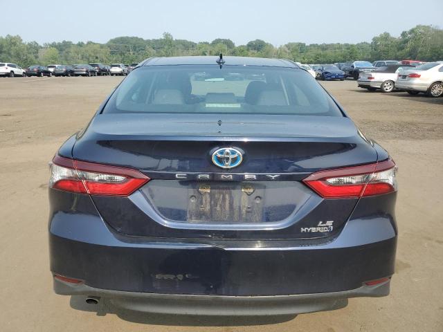 4T1C31AK4NU575319 - 2022 TOYOTA CAMRY LE BLUE photo 6