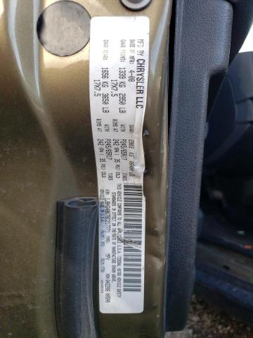 1J8HG48K78C217771 - 2008 JEEP COMMANDER SPORT მწვანე ფოტო 13