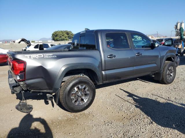 3TMAZ5CN9KM094345 - 2019 TOYOTA TACOMA DOUBLE CAB GRAY photo 3