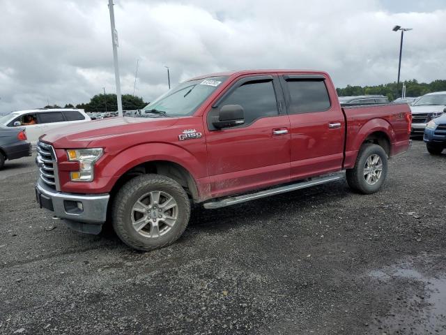 1FTEW1EF3GFA06650 - 2016 FORD F150 SUPERCREW RED photo 1