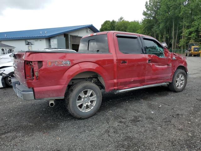 1FTEW1EF3GFA06650 - 2016 FORD F150 SUPERCREW RED photo 3