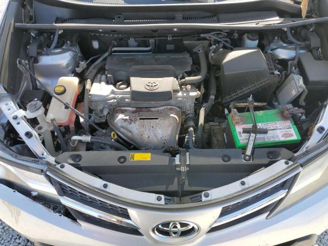 2T3WFREV3DW065007 - 2013 TOYOTA RAV4 XLE SILVER photo 12