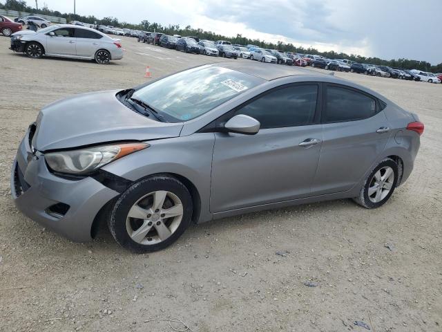 KMHDH4AE3CU353000 - 2012 HYUNDAI ELANTRA GLS GRAY photo 1