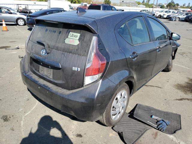 JTDKDTB34F1107299 - 2015 TOYOTA PRIUS C CHARCOAL photo 3