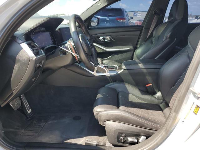 WBS33AY03MFL17488 - 2021 BMW M3 COMPETITION GRAY photo 7