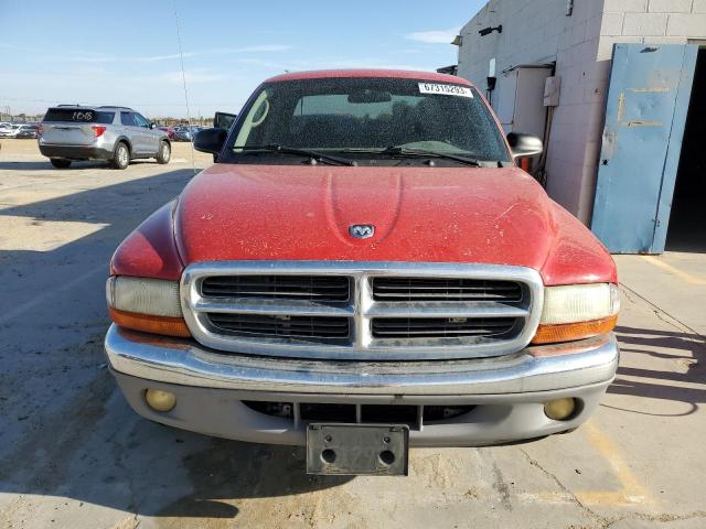 1D7GL42N74S508911 - 2004 DODGE DAKOTA SLT RED photo 5