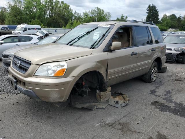 2HKYF18475H519944 - 2005 HONDA PILOT EX TAN photo 1