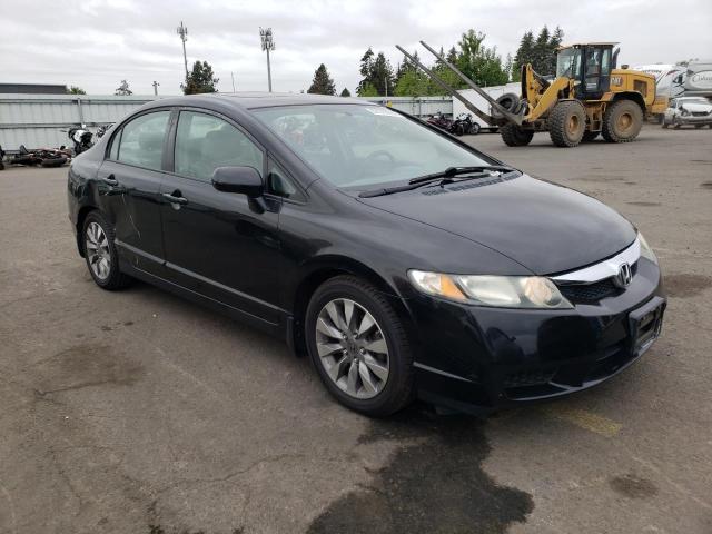 19XFA1F94AE038763 - 2010 HONDA CIVIC EXL BLACK photo 4