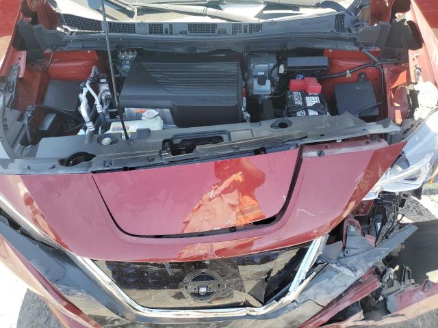 1N4AZ1CP5KC304909 - 2019 NISSAN LEAF S RED photo 11