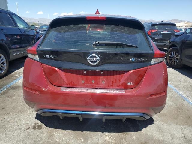 1N4AZ1CP5KC304909 - 2019 NISSAN LEAF S RED photo 6