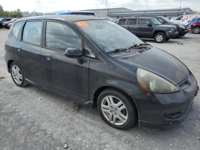 JHMGD37637S038561 - 2007 HONDA FIT S 黑色 照片 4