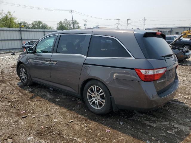 5FNRL5H62BB095380 - 2011 HONDA ODYSSEY EXL GRAY photo 2