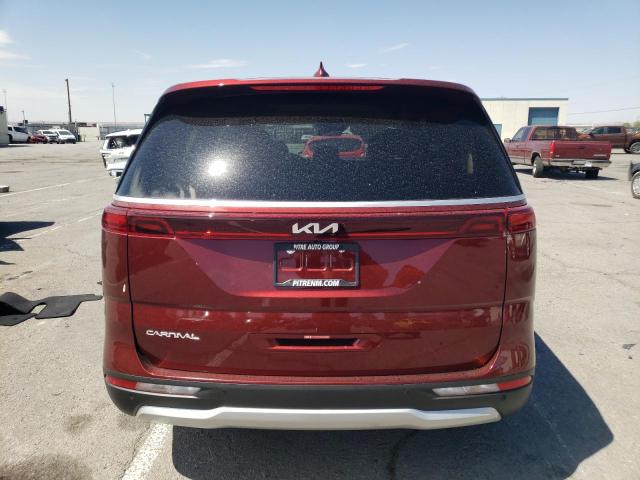 KNDNB4H35R6343340 - 2024 KIA CARNIVAL LX BURGUNDY photo 6