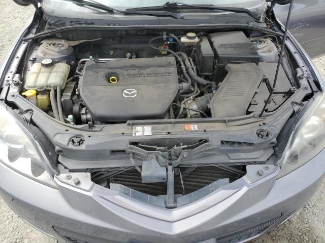 JM1BK343671727835 - 2007 MAZDA 3 HATCHBACK GRAY photo 11