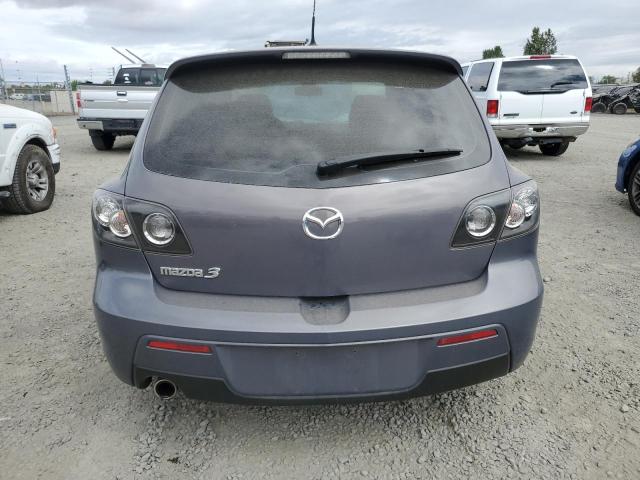 JM1BK343671727835 - 2007 MAZDA 3 HATCHBACK GRAY photo 6