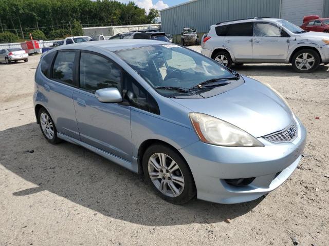 JHMGE8H58BC010967 - 2011 HONDA FIT SPORT BLUE photo 4