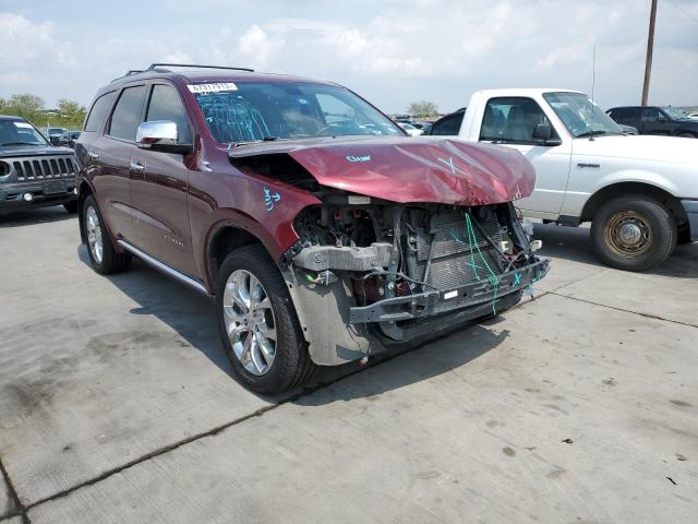 1C4RDJEGXHC660094 - 2017 DODGE DURANGO CITADEL MAROON photo 4