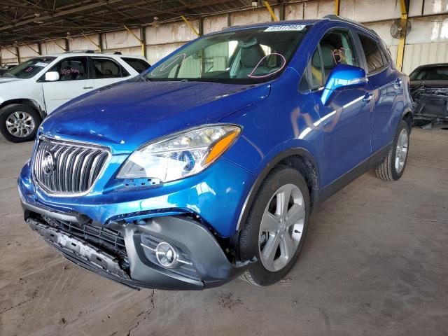 KL4CJBSB8GB641264 - 2016 BUICK ENCORE CONVENIENCE BLUE photo 2