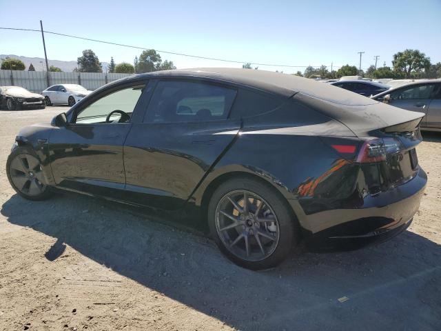 5YJ3E1EA1MF001946 - 2021 TESLA MODEL 3 BLACK photo 2