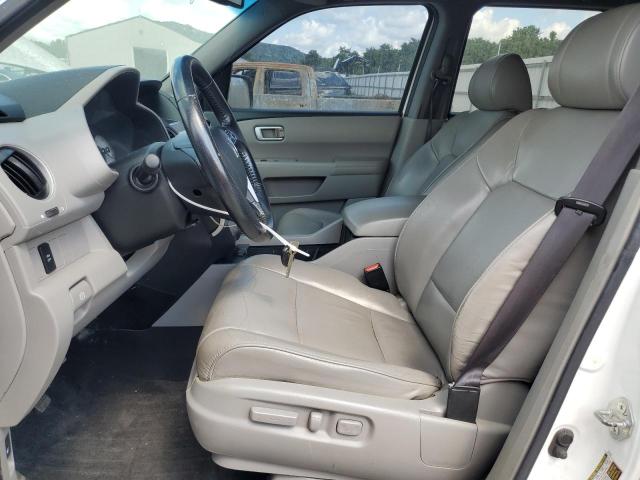 5FNYF4H5XBB077097 - 2011 HONDA PILOT EXL WHITE photo 7