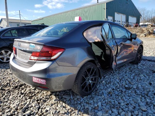 19XFB2F74FE083727 - 2015 HONDA CIVIC SE GRAY photo 3