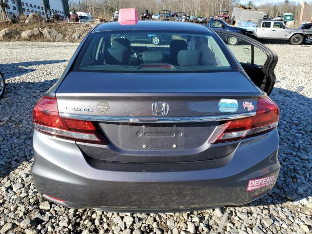 19XFB2F74FE083727 - 2015 HONDA CIVIC SE GRAY photo 6