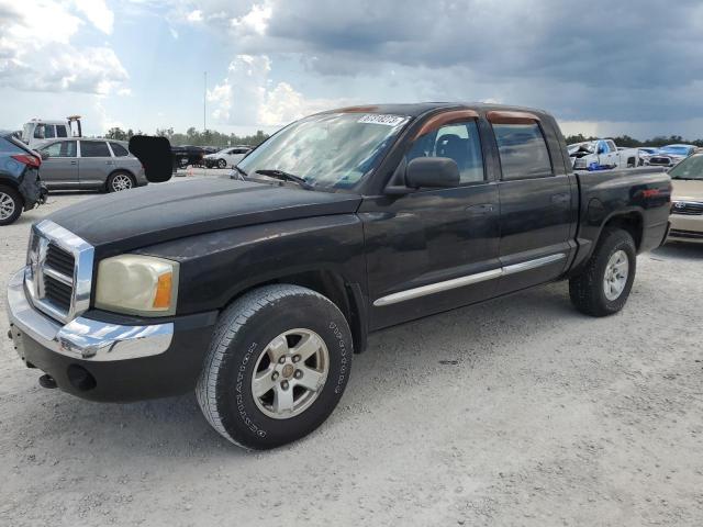 1D7HW58J56S513209 - 2006 DODGE DAKOTA QUAD LARAMIE BLACK photo 1