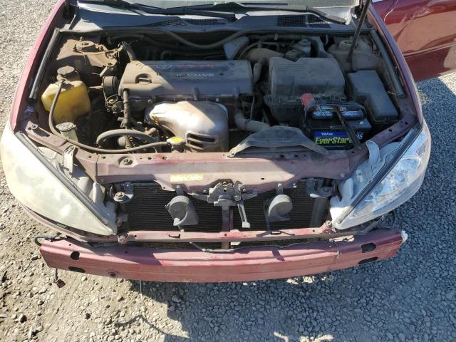 JTDBE32K820002172 - 2002 TOYOTA CAMRY LE BURGUNDY photo 11