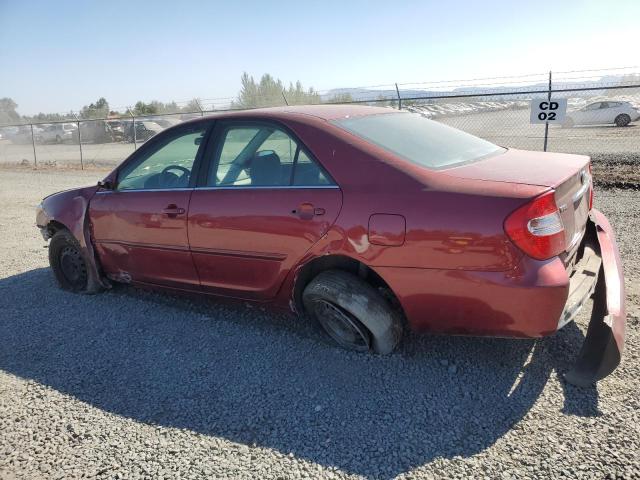 JTDBE32K820002172 - 2002 TOYOTA CAMRY LE BURGUNDY photo 2