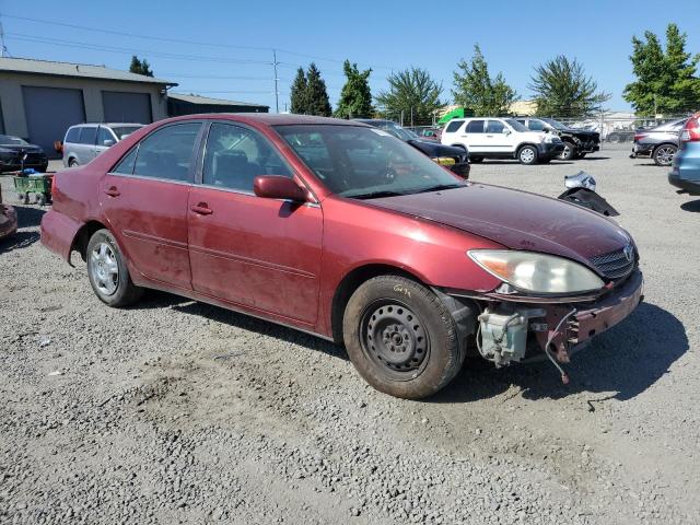 JTDBE32K820002172 - 2002 TOYOTA CAMRY LE BURGUNDY photo 4