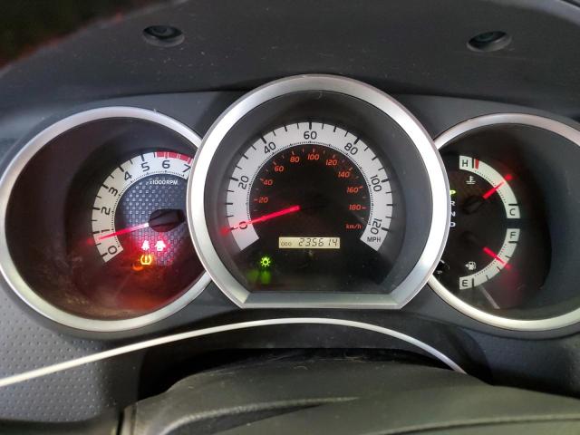 5TFTX4CNXCX016399 - 2012 TOYOTA TACOMA ACCESS CAB ნაცრისფერი ფოტო 9