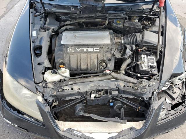 JH4KB166X8C003758 - 2008 ACURA RL BLACK photo 11