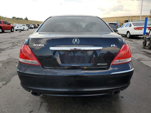 JH4KB166X8C003758 - 2008 ACURA RL BLACK photo 6