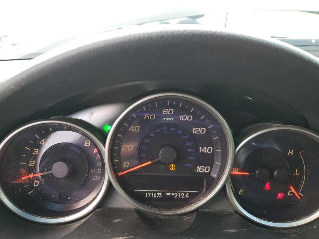 JH4KB166X8C003758 - 2008 ACURA RL BLACK photo 9