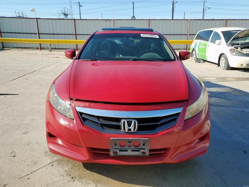 1HGCS2B84BA004119 - 2011 HONDA ACCORD EXL Красный фото 5