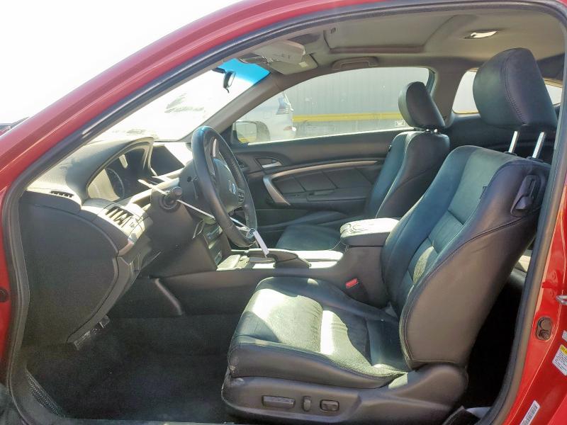 1HGCS2B84BA004119 - 2011 HONDA ACCORD EXL Красный фото 7