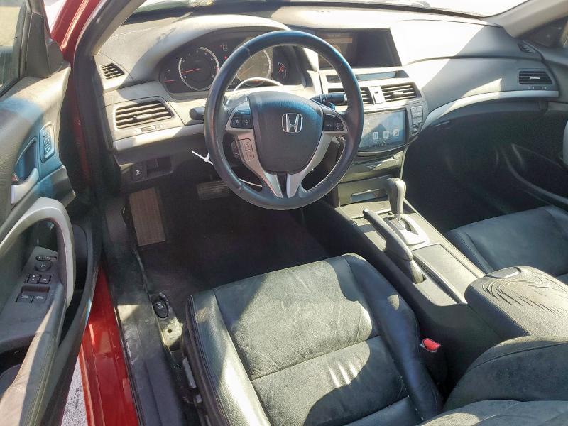 1HGCS2B84BA004119 - 2011 HONDA ACCORD EXL Красный фото 8