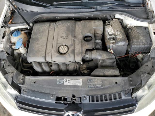 WVWDB7AJ9AW314868 - 2010 VOLKSWAGEN GOLF WHITE photo 11