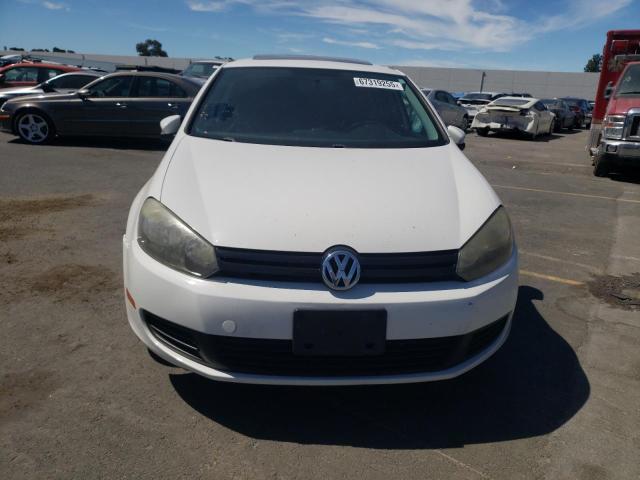 WVWDB7AJ9AW314868 - 2010 VOLKSWAGEN GOLF WHITE photo 5