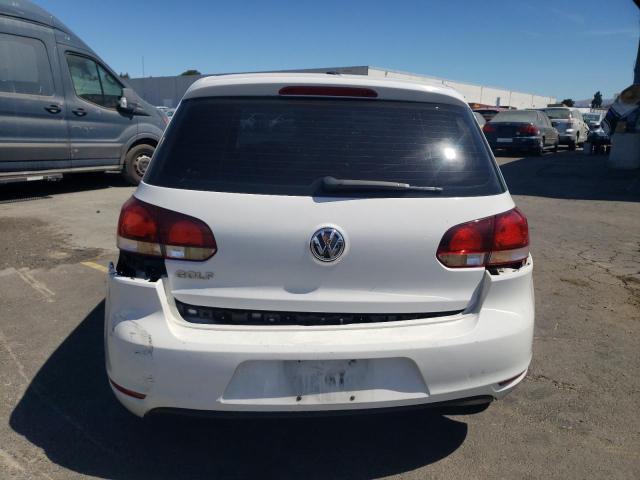 WVWDB7AJ9AW314868 - 2010 VOLKSWAGEN GOLF WHITE photo 6