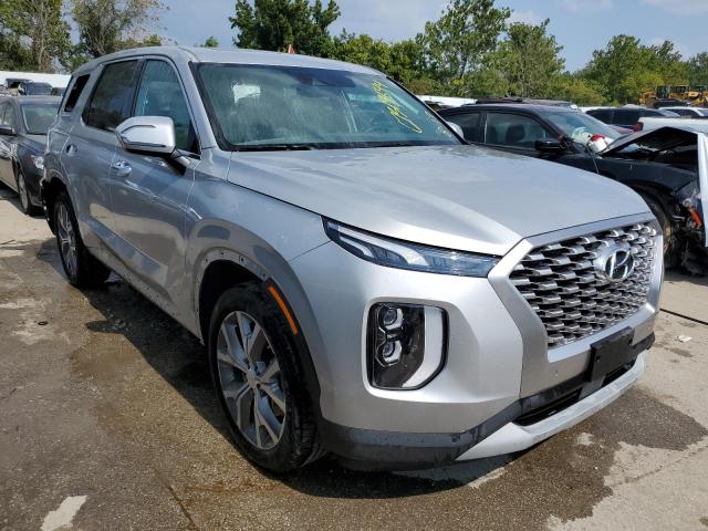 KM8R44HE2NU410569 - 2022 HYUNDAI PALISADE SEL GRAY photo 4