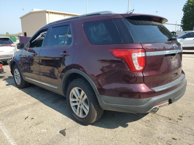 1FM5K8DH2JGB16318 - 2018 FORD EXPLORER XLT Tünd qırmızı foto 2